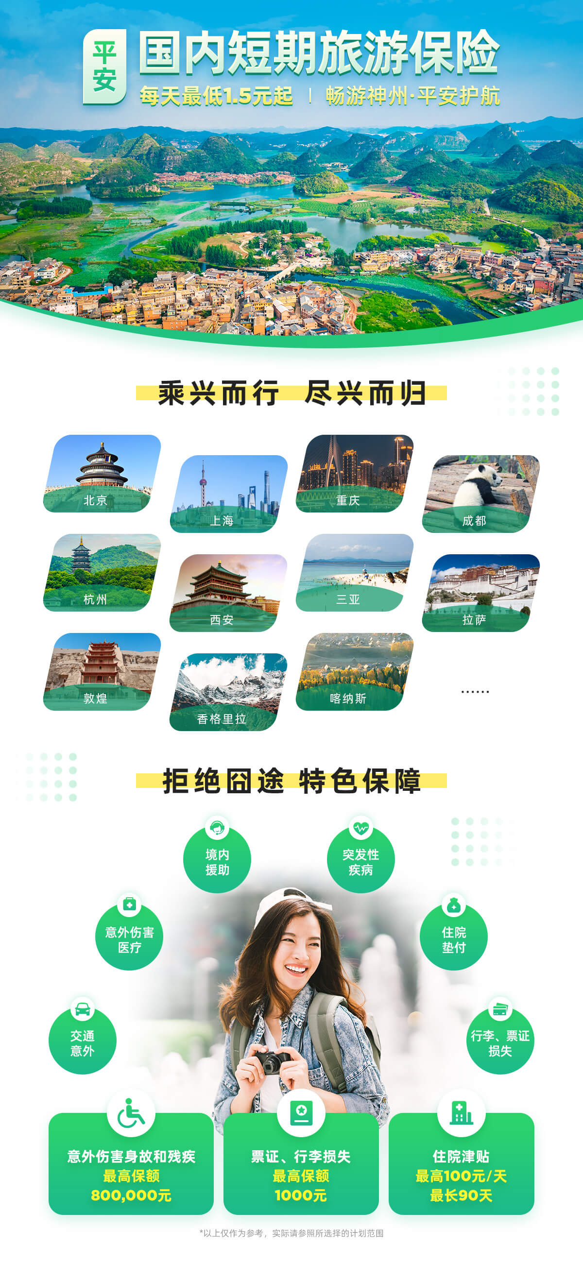 国内旅游-平安行·国内短期旅游保险